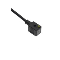 MENCOM SOLENOID VALVE CORDSET&lt;BR&gt;FORM B DIN 2+G 2M LED/DIODE, 10-50VAC/DC
